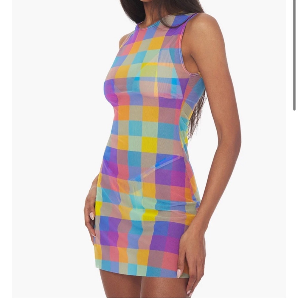 WeWoreWhat Multicolor Checkered Dress - Picture 2 of 8